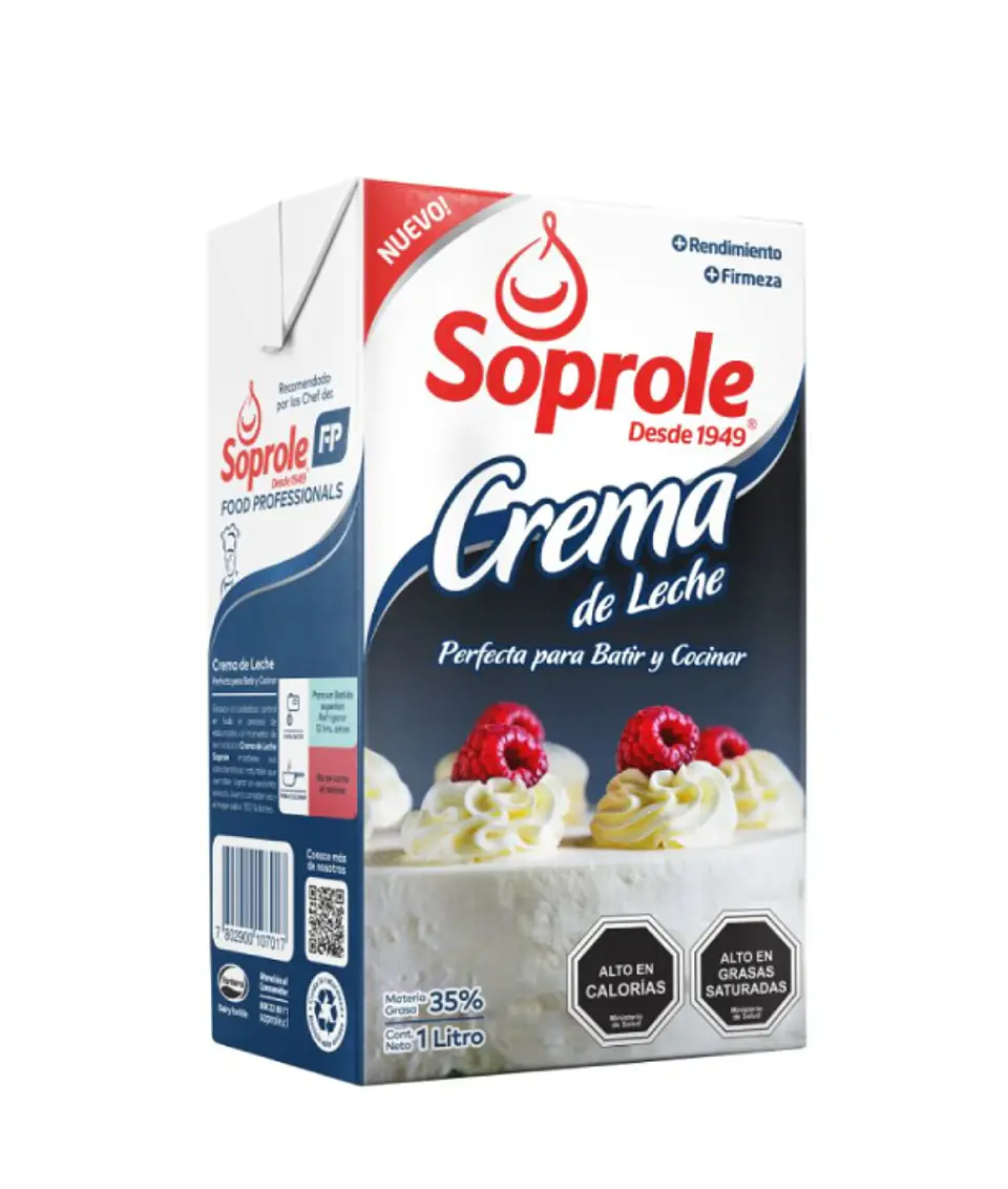 CREMA DE LECHE SOPROLE FOOD PROFESSIONALS 1