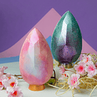 HUEVO DIAMANTADO CON BASE - FORMA 3 PARTES 2