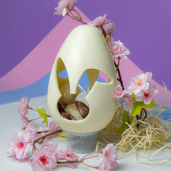 HUEVO DE CONEJO 500G - FORMA 3 PARTES