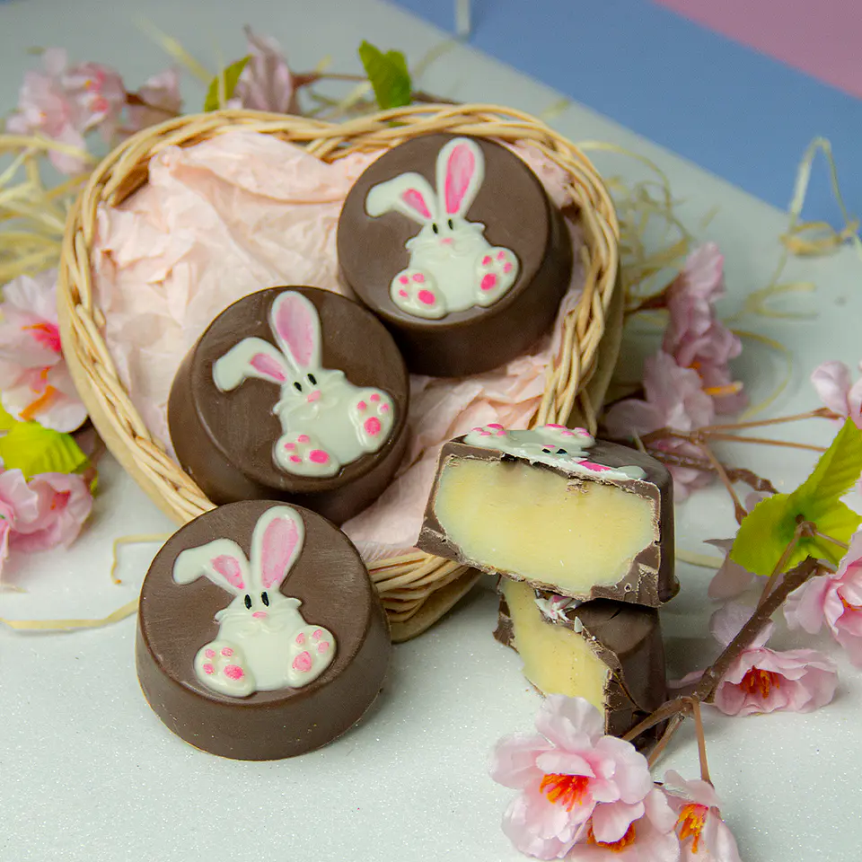 ALFAJOR PERFECTO DISEÑO CONEJO - FORMA 3 PARTES 1
