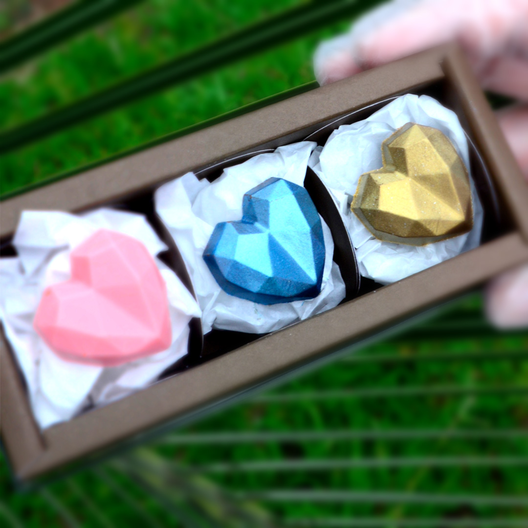 BOMBON CORAZON DIAMANTE - FORMA SIMPLE