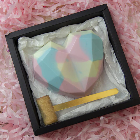 CORAZON DIAMANTE 350G - FORMA 3 PARTES
