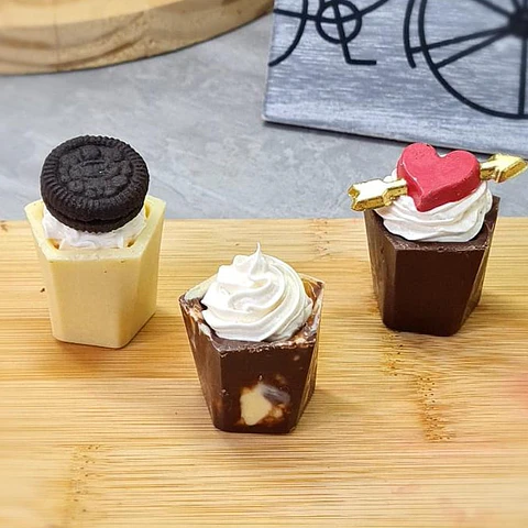 VASO MOUSSE 12 - FORMA 3 PARTES