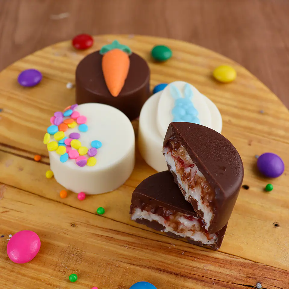 ALFAJOR PERFECTO MINI CASCARA DELGADA - FORMA 3 PARTES SP 2