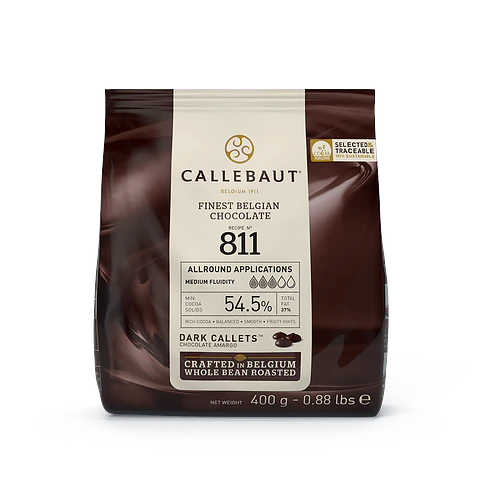 CHOCOLATE CALLEBAUT 811 54.5 % CACAO 400G