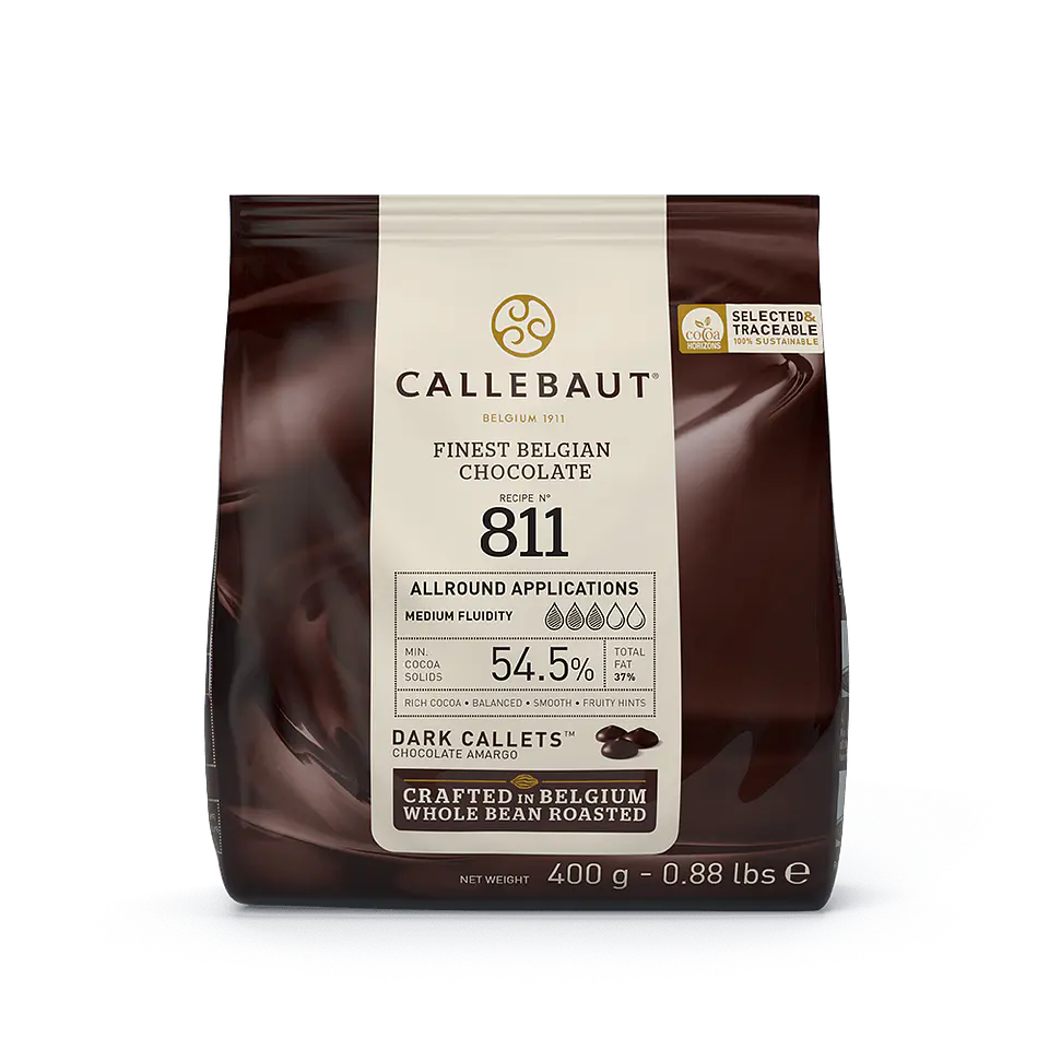 CHOCOLATE CALLEBAUT 811 54.5 % CACAO 400G 1