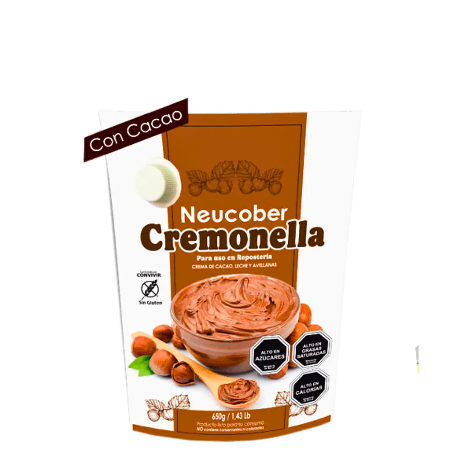 CREMA DE CACAO CREMONELLA 650G NEUCOBER 1