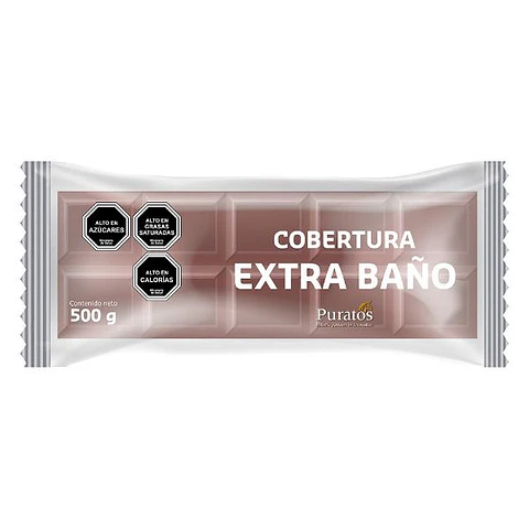 COBERTURA EXTRA BAÑO BARRA 500G PURATOS