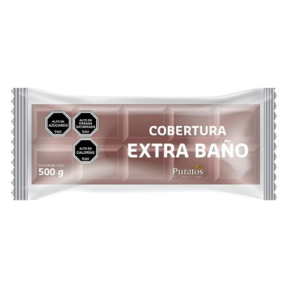 COBERTURA EXTRA BAÑO BARRA 500G PURATOS 1