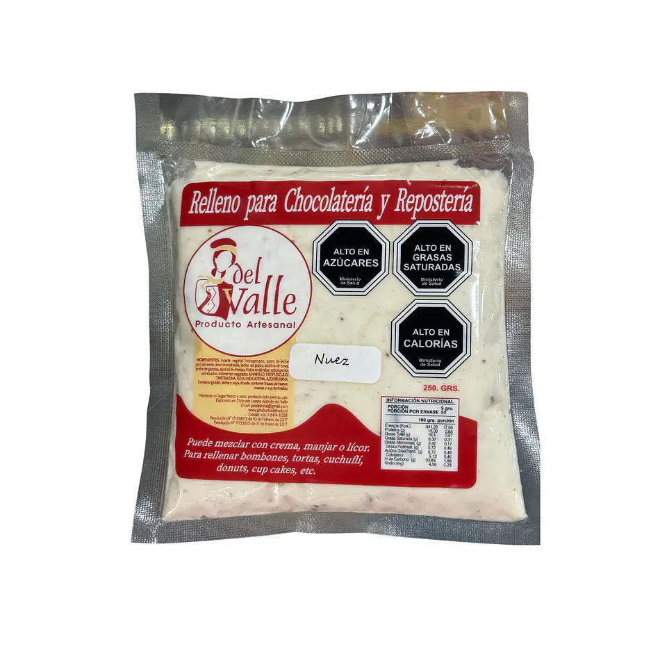 RELLENO NUEZ 250G  DEL VALLE 1
