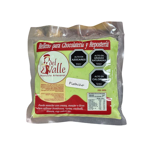 RELLENO PISTACHO 250 GRS  DEL VALLE