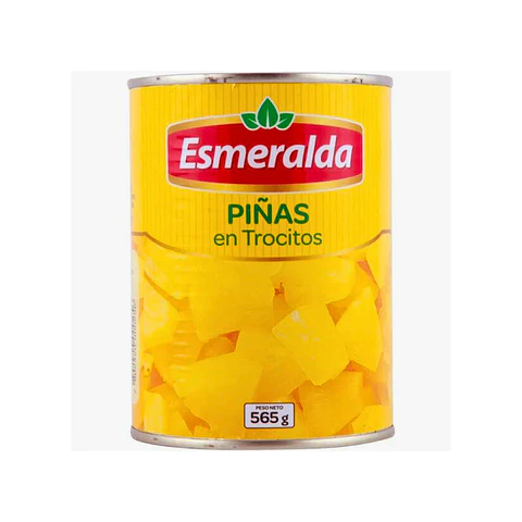 PIÑA EN TROCITOS 565 G ESMERALDA
