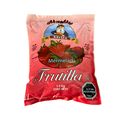 MERMELADA ABUELITA ELVIRA SABOR FRUTILLA 1KG