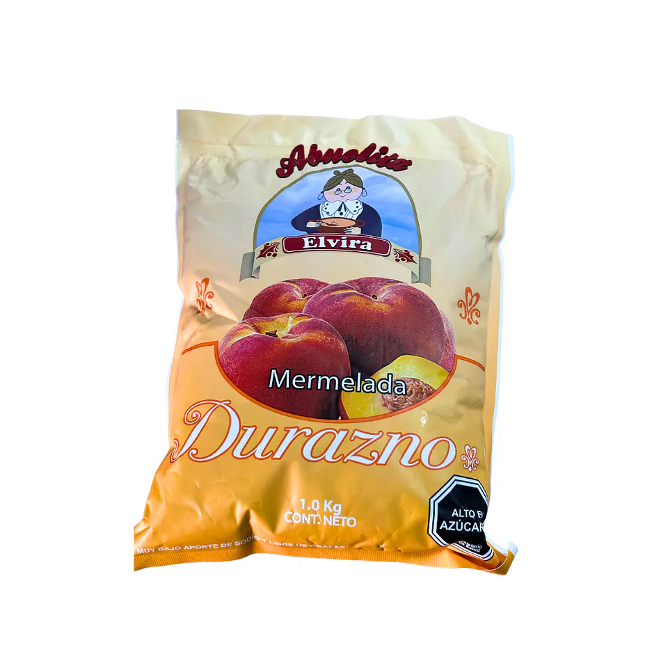 MERMELADA SABOR DURAZNO 1 KG ABUELITA ELVIRA 1