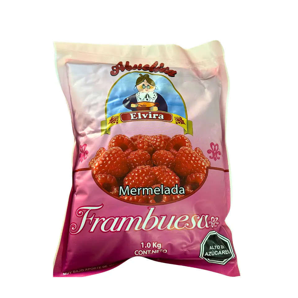 MERMELADA SABOR FRAMBUESA 1 KG ABUELITA ELVIRA 1