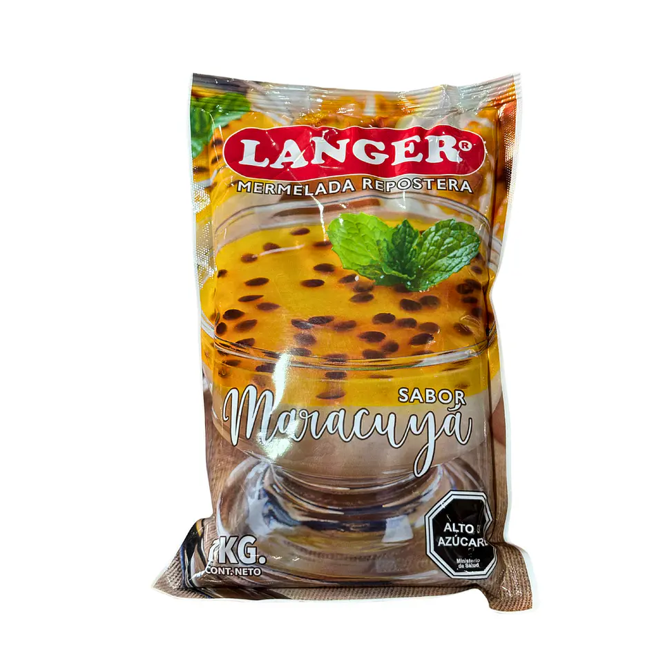 MERMELADA SABOR MARACUYA 1 KG LANGER 1
