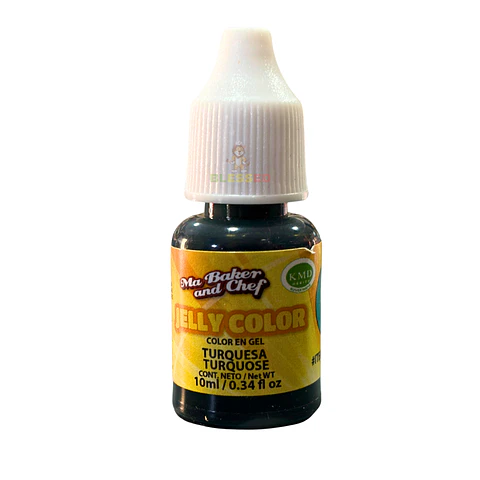 COLORANTE GEL 10ML JELLY COLOR TURQUESA