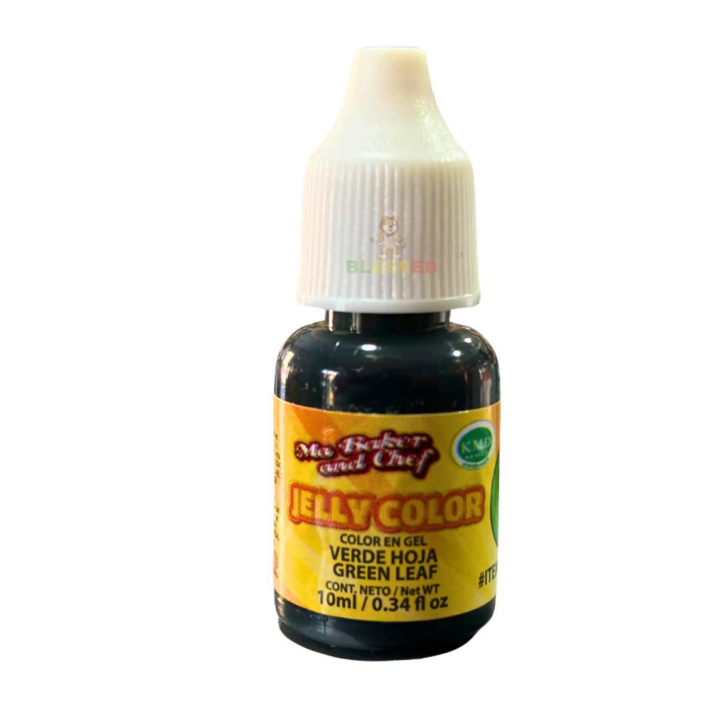 COLORANTE GEL 10 ML JELLY COLOR VERDE HOJA 1
