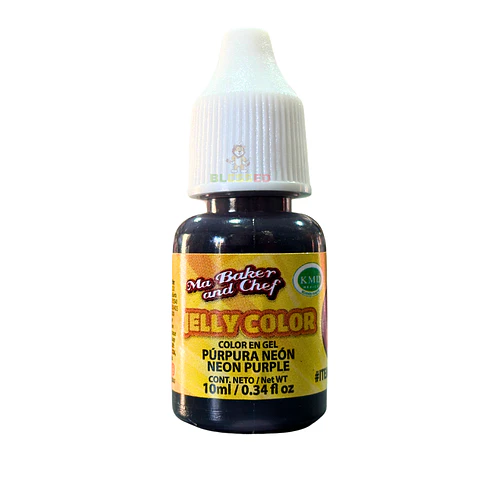 COLORANTE GEL 10ML JELLY COLOR PURPURA NEON