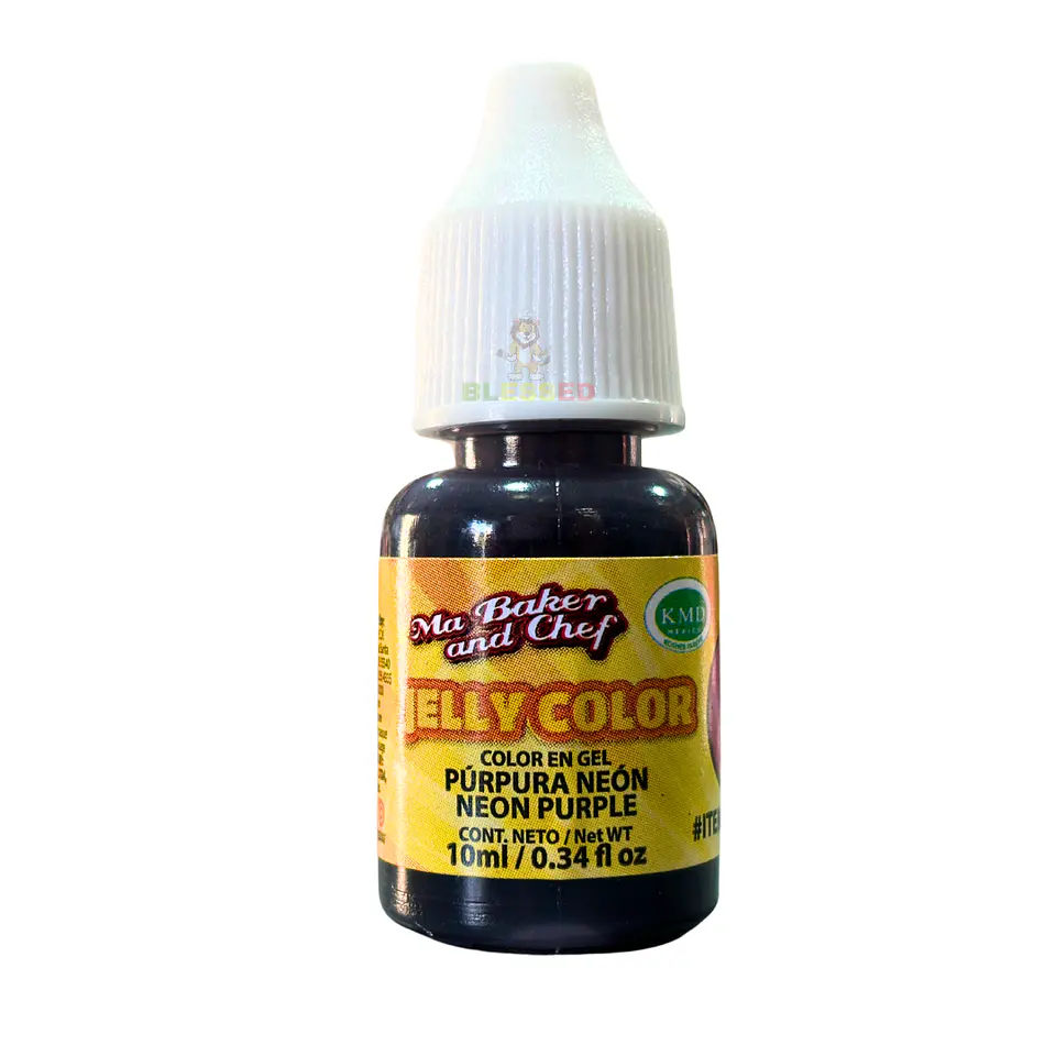 COLORANTE GEL 10ML JELLY COLOR PURPURA NEON 1