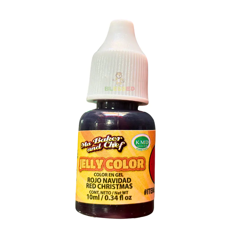 COLORANTE GEL 10ML JELLY COLOR ROJO NAVIDAD 1