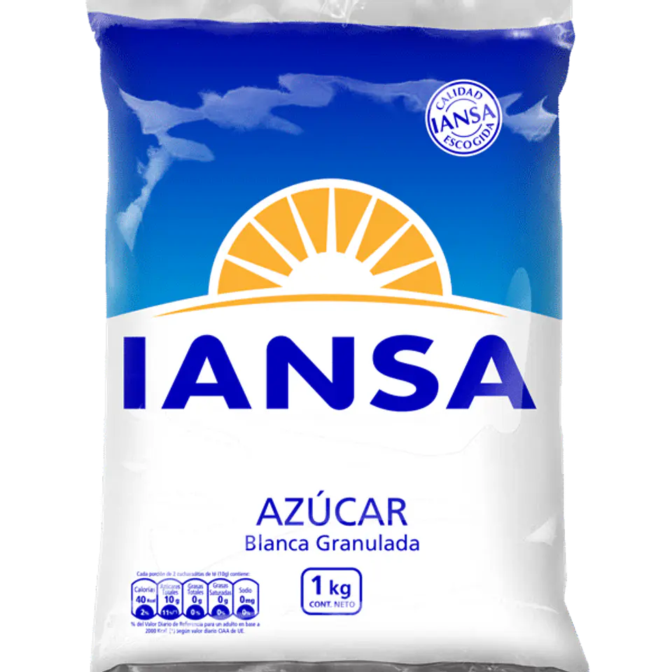 AZUCAR GRANULADA IANSA 1KG	 1