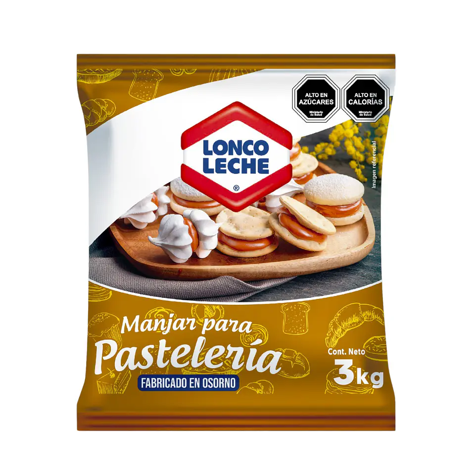 MANJAR PARA PASTELERIA 3KG LONCO LECHE 1
