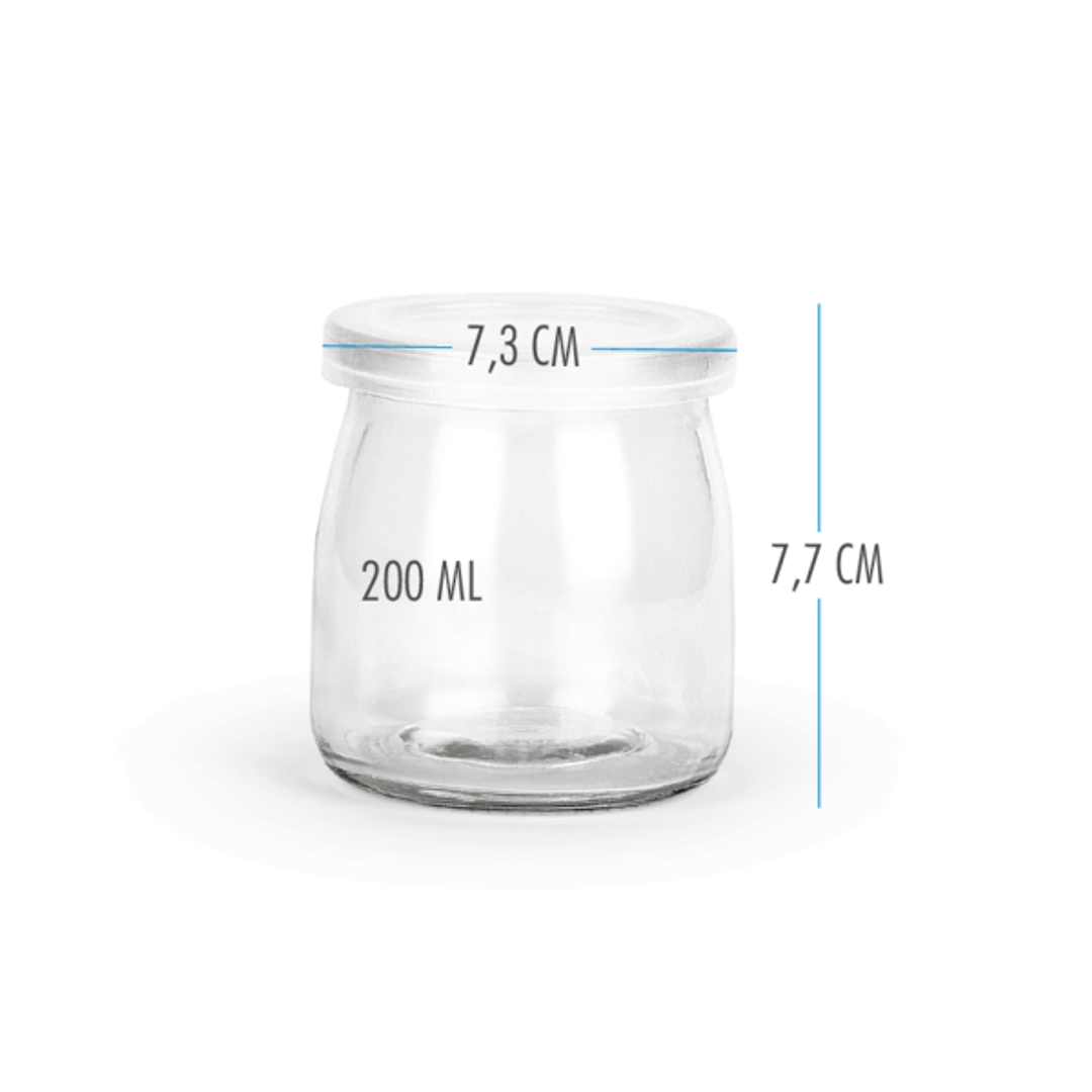 FRASCO VIDRIO OVAL 200 ML CON TAPA 2