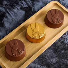 ALFAJOR PERFECTO CONEJO - FORMA 3 PARTES