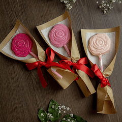 PIRULITO SUSPIRO ROSA - FORMA SIMPLE