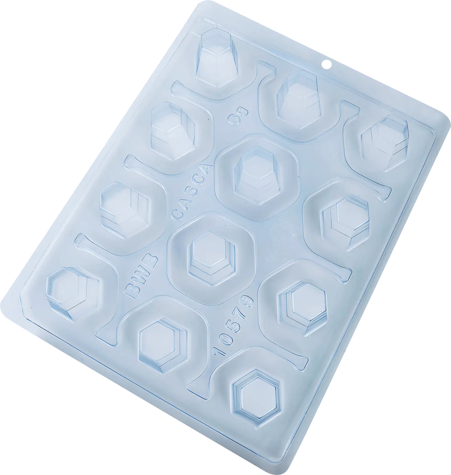 VASO MOUSSE HEXAGONAL - FORMA 3 PARTES 2