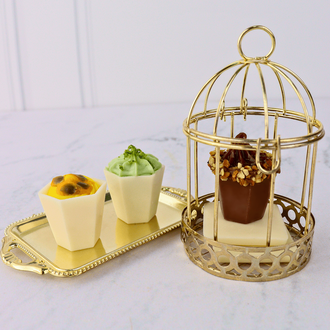 VASO MOUSSE HEXAGONAL - FORMA 3 PARTES 2