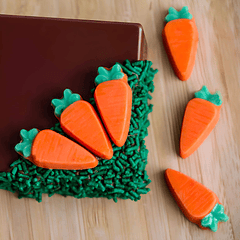 APLIQUE ZANAHORIAS - FORMA SIMPLE