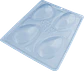 HUEVO LISO CASCARA FINA 80G - FORMA 3 PARTES - Miniatura 2
