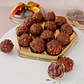 CAJA HEXAGONAL PARA DULCES 13 CAVIDADES DORADO - Miniatura 2