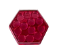 CAJA HEXAGONAL PARA CARAMELOS CON 13 CAVIDADES – ROJA - Miniatura 1