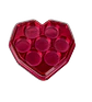 CAJA BOMBON CORAZON 7 CAVIDADES - ROJO - Miniatura 1