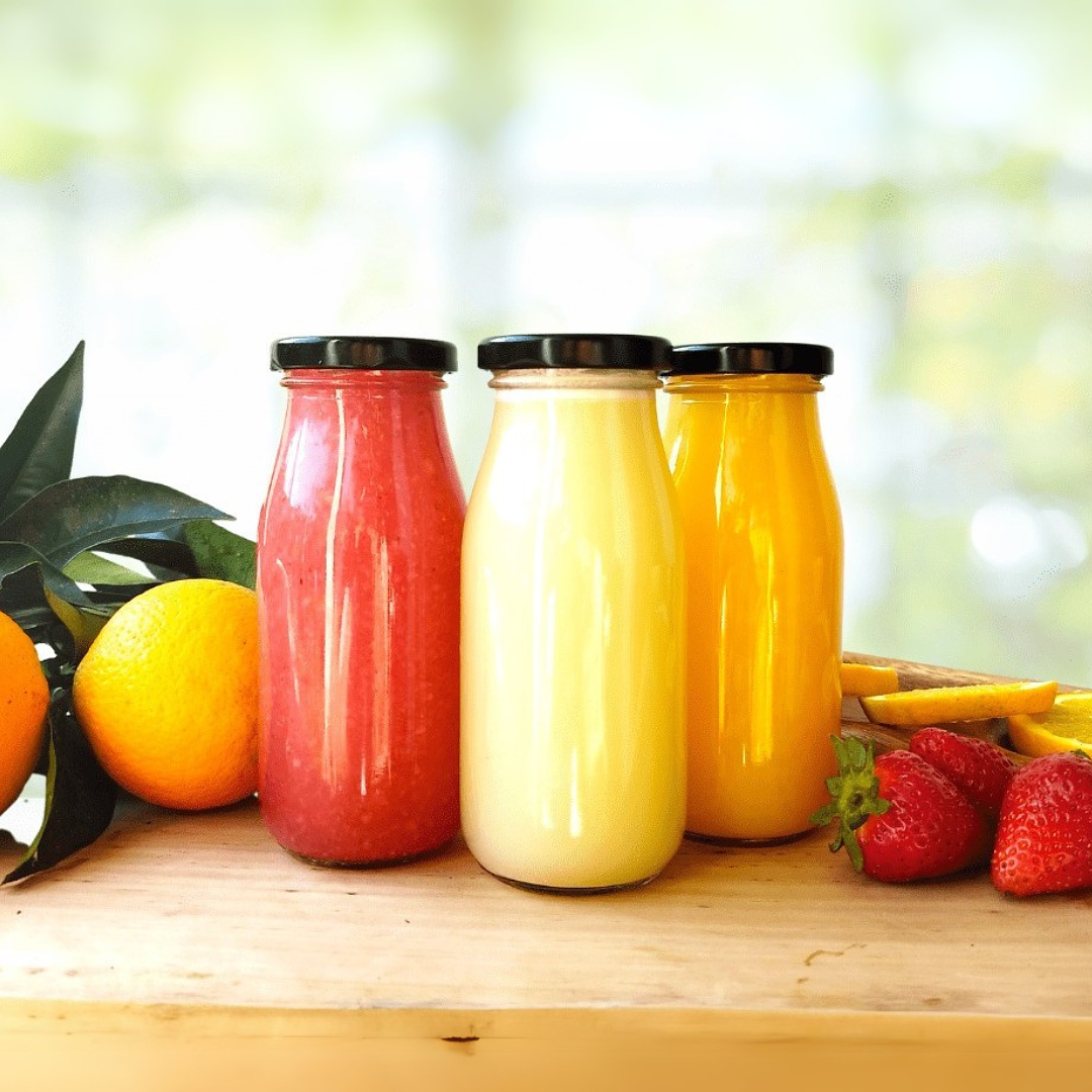 BOTELLA VIDRIO 240 ML TAPA TWIST 1