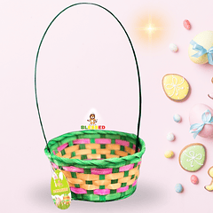 CANASTO DE PASCUA 15x20x40 CM