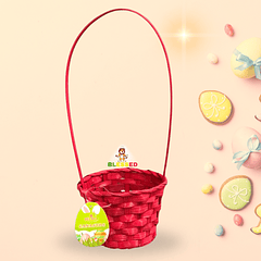 CANASTO PASCUA 9x13x40 CM COLOR