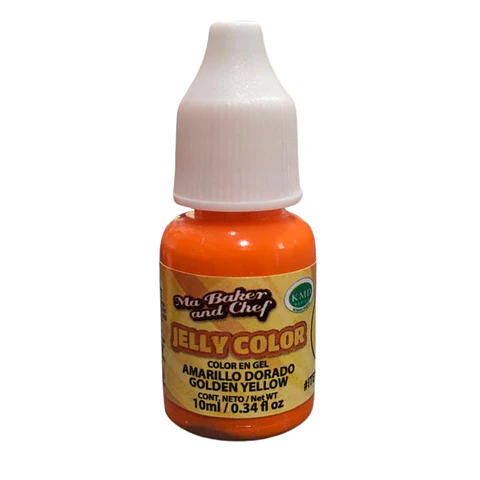 COLORANTE GEL 10ML JELLY COLOR AMARILLO DORADO