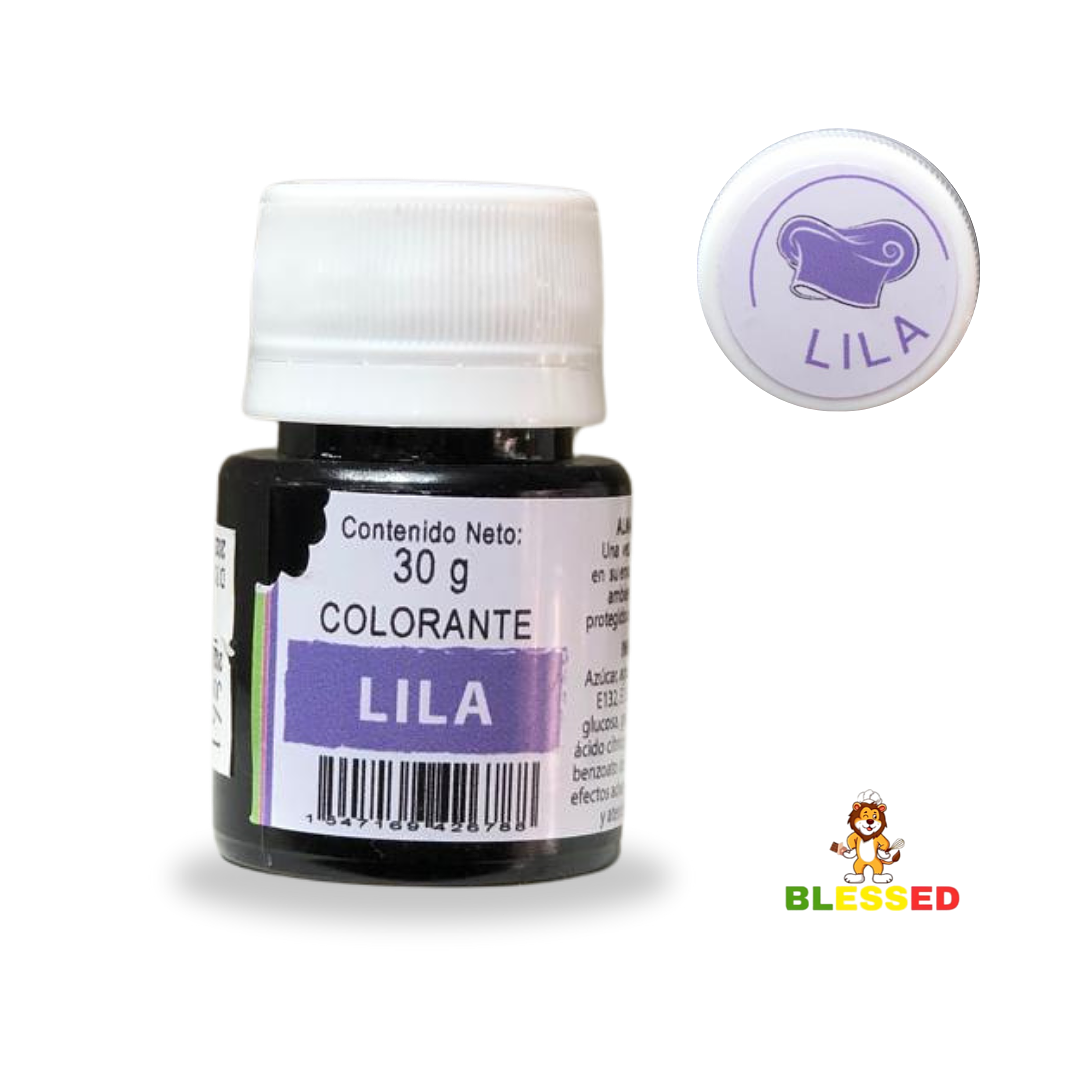 COLORANTE GEL LILA 30G KREATORTAS 1