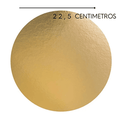 BASE REDONDA ORO 22,5 CM