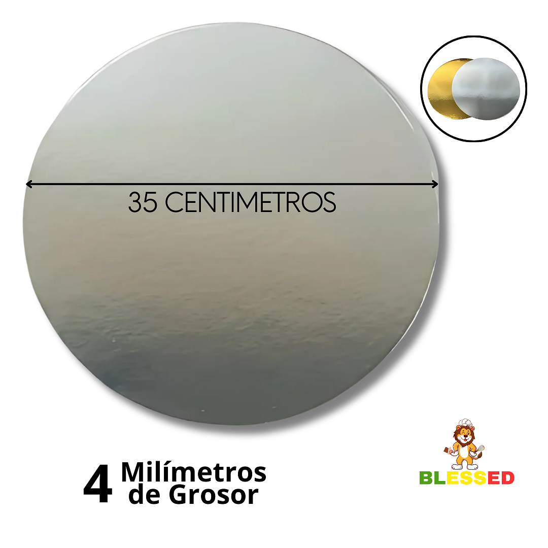 BANDEJA REDONDA 35 CM 4MM