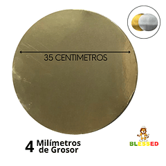 BANDEJA REDONDA 35 CM 4MM