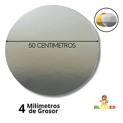 BANDEJA REDONDA 50 CM 4MM