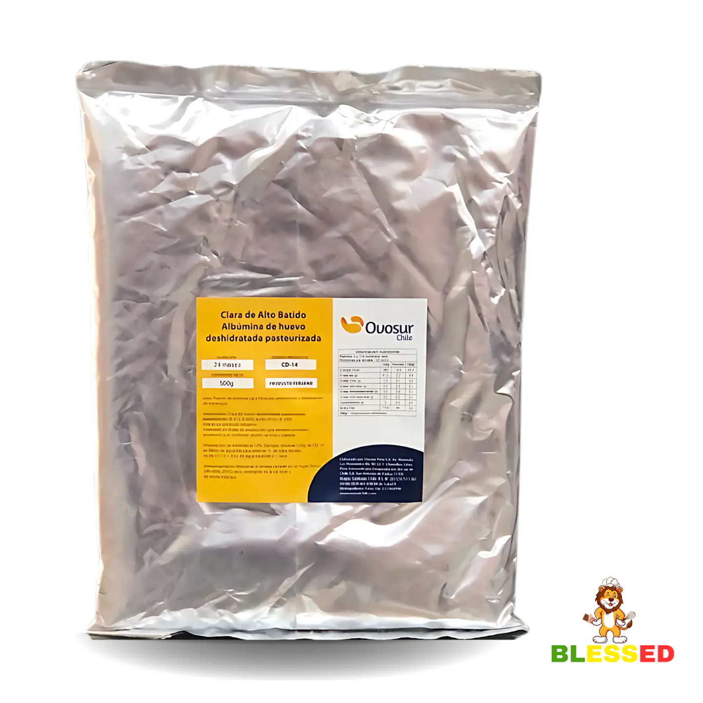 ALBÚMINA, CLARA DE ALTO BATIDO 500 G. OVOSUR 1
