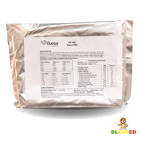 HUEVO ENTERO POLVO 500 G. OVOSUR