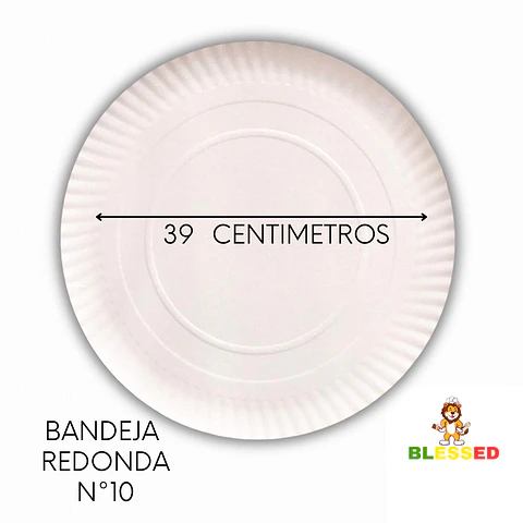 BANDEJA REDONDA CARTON N 10