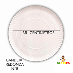 BANDEJA REDONDA CARTON N 8